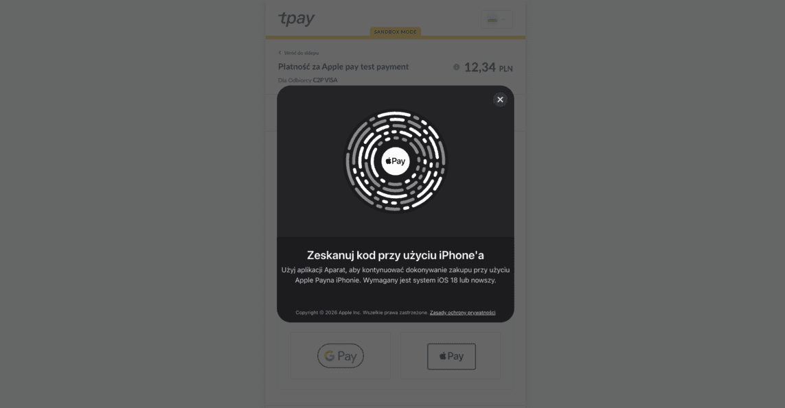 Apple Pay QR