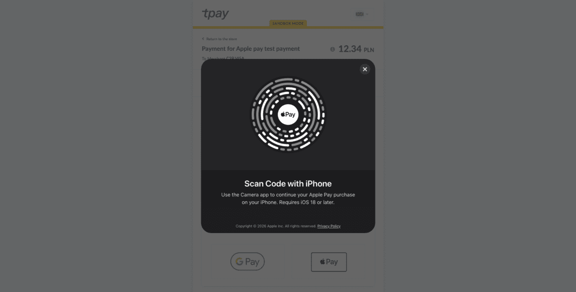 Apple Pay QR