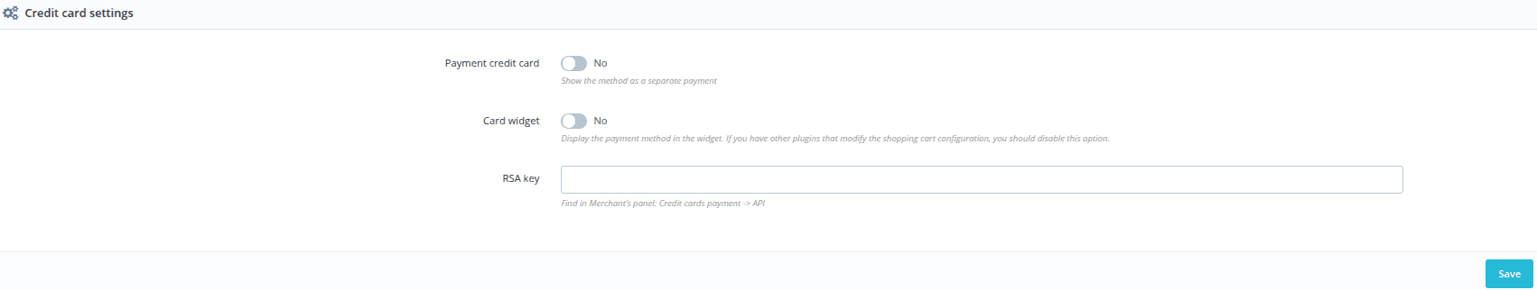 Card payments